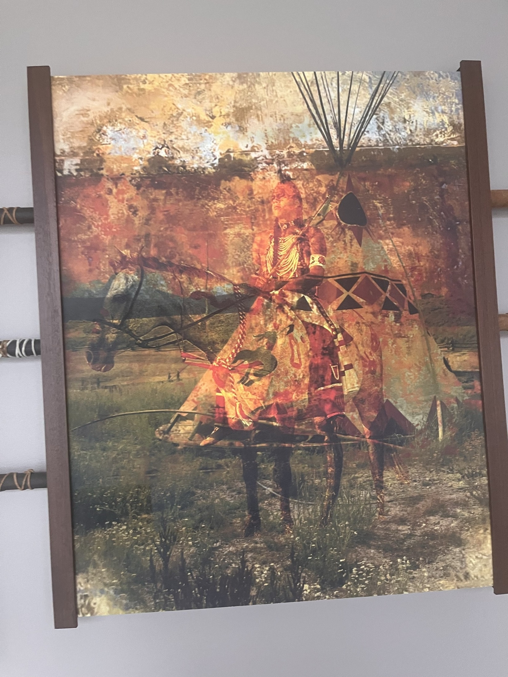 Decorative art detail at Yonah Event Center in Helen, GA